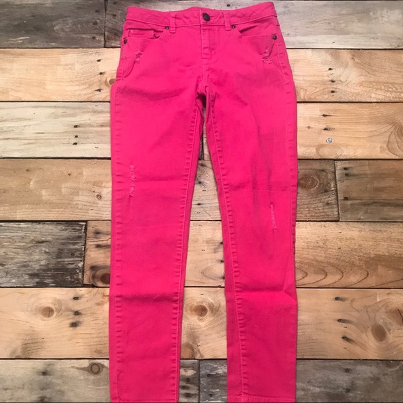 Lauren Conrad Pink Skinny Jeans 4 - Picture 3 of 9